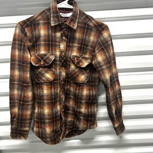 Polo by Ralph Lauren Women's Plaid Flannel Shirt Brown Tan Size M Tartan
